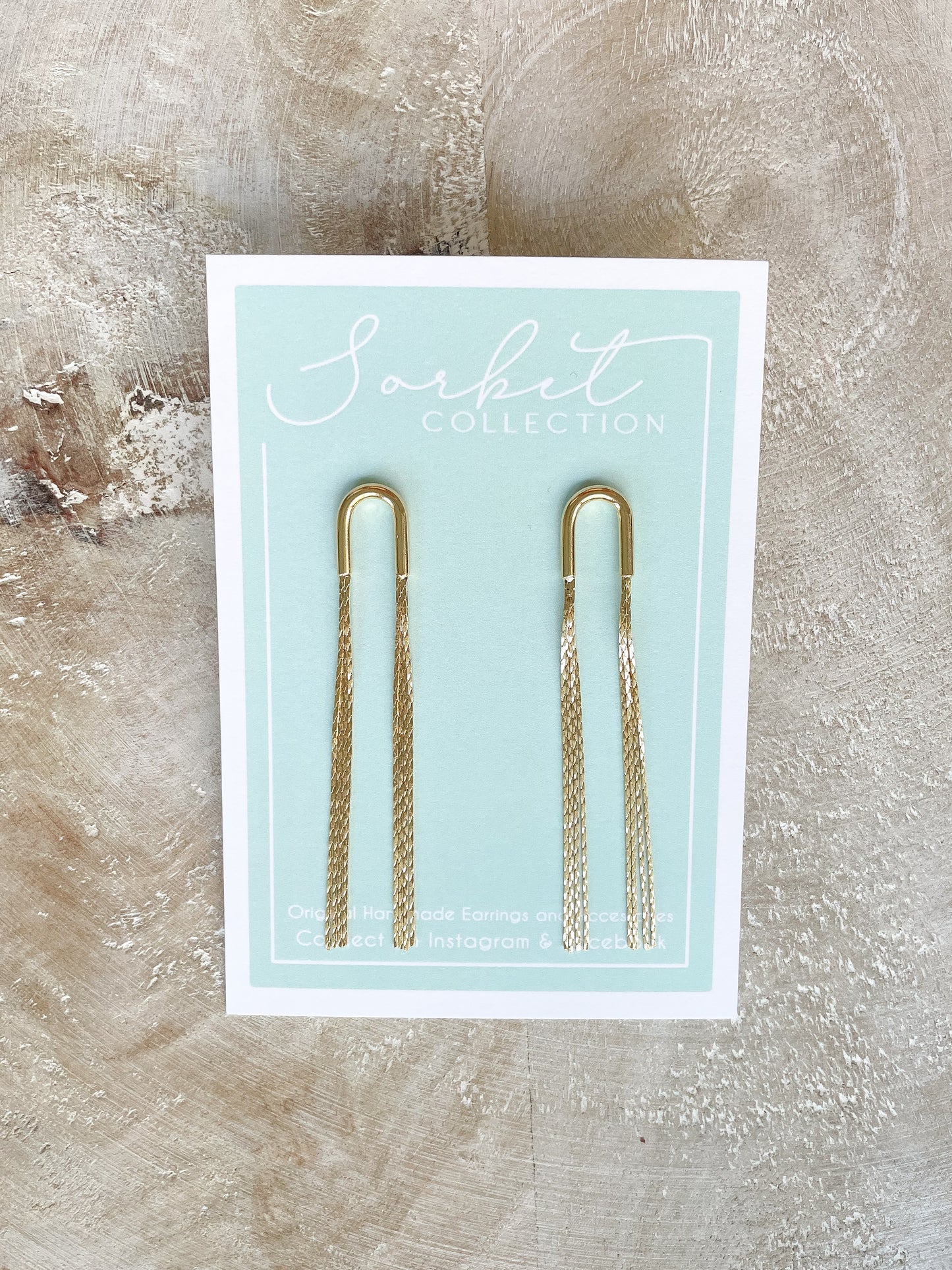 Arches and Chain Earrings