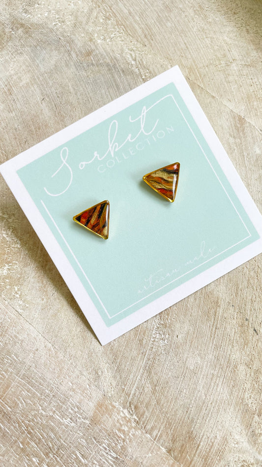 Small Tiger Studs
