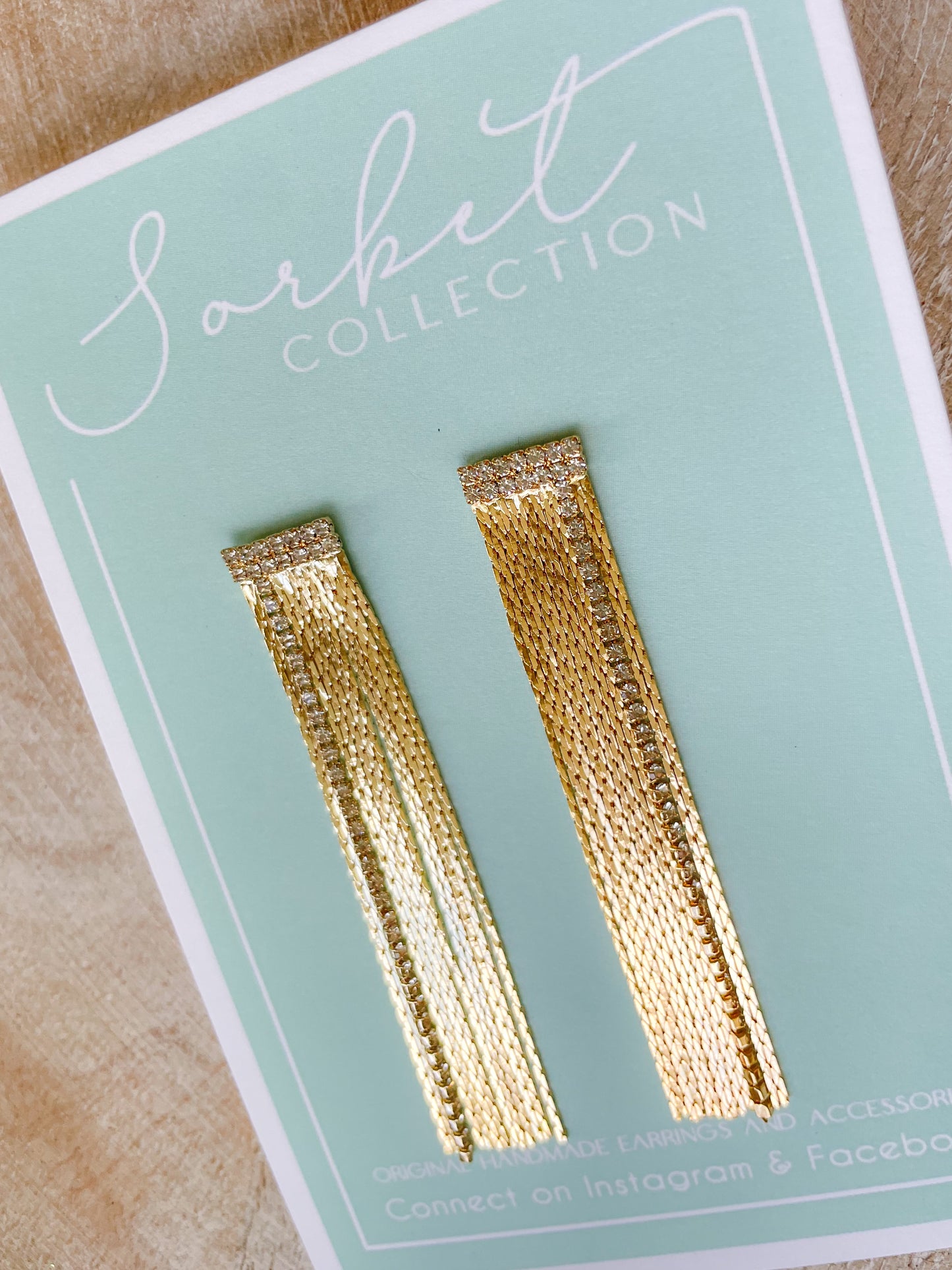 Golden Shimmer Earrings