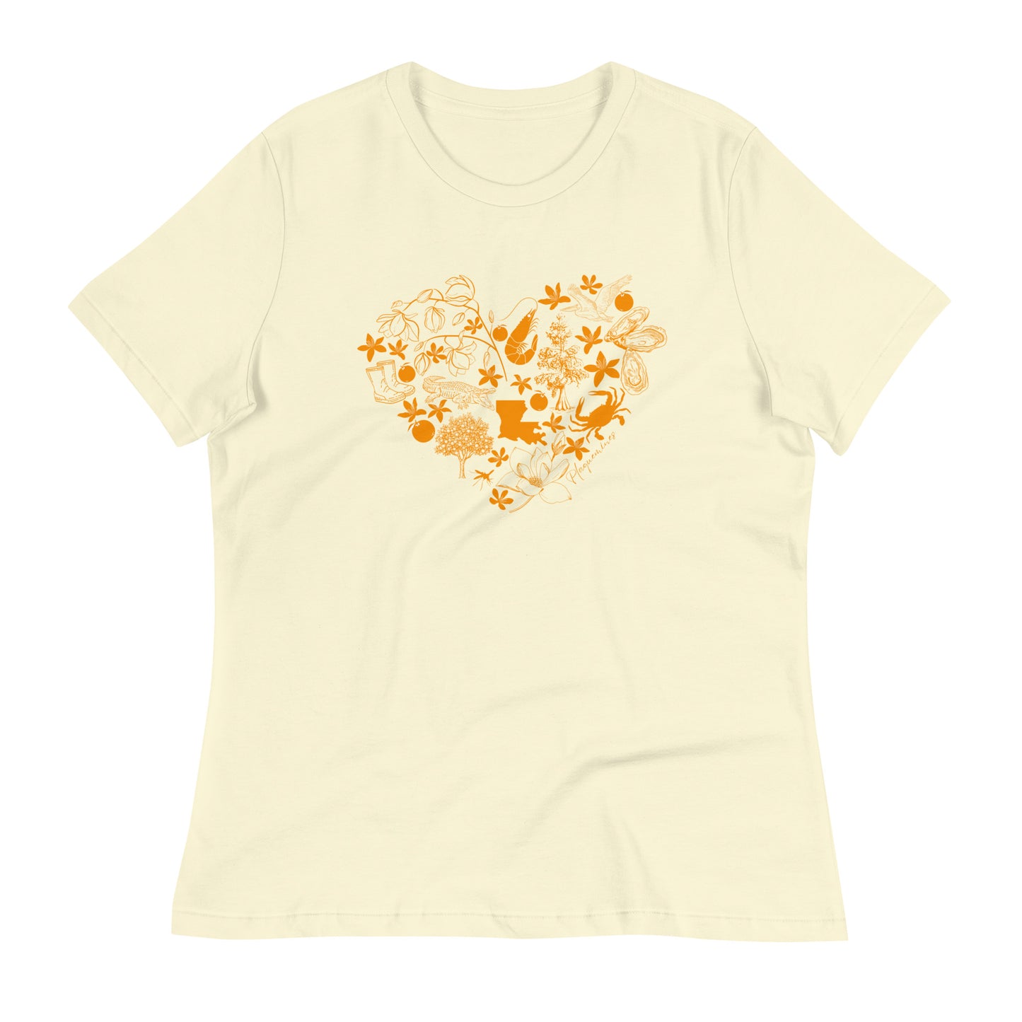Women's Relaxed Love Plaquemines Tee