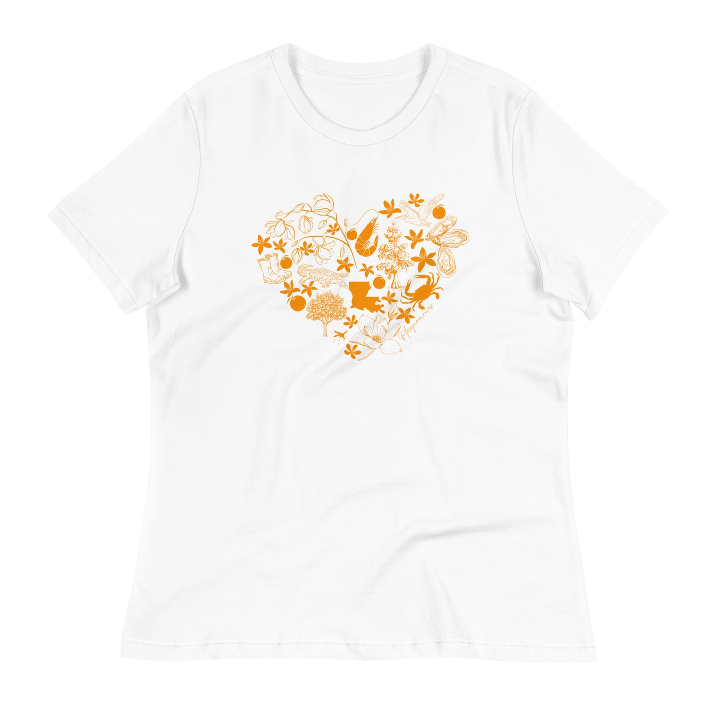 Women's Relaxed Love Plaquemines Tee